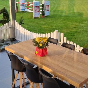 Barhocker Alpin Lederlook schwarz