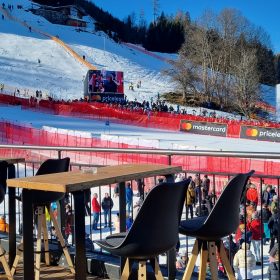 Barhocker Alpin Lederlook schwarz