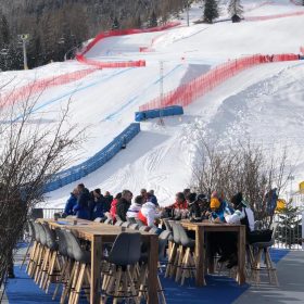 Barhocker Alpin Webstoff grau