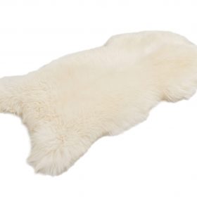 Schafsfell Kunstfell, Fellfarbe Weiß