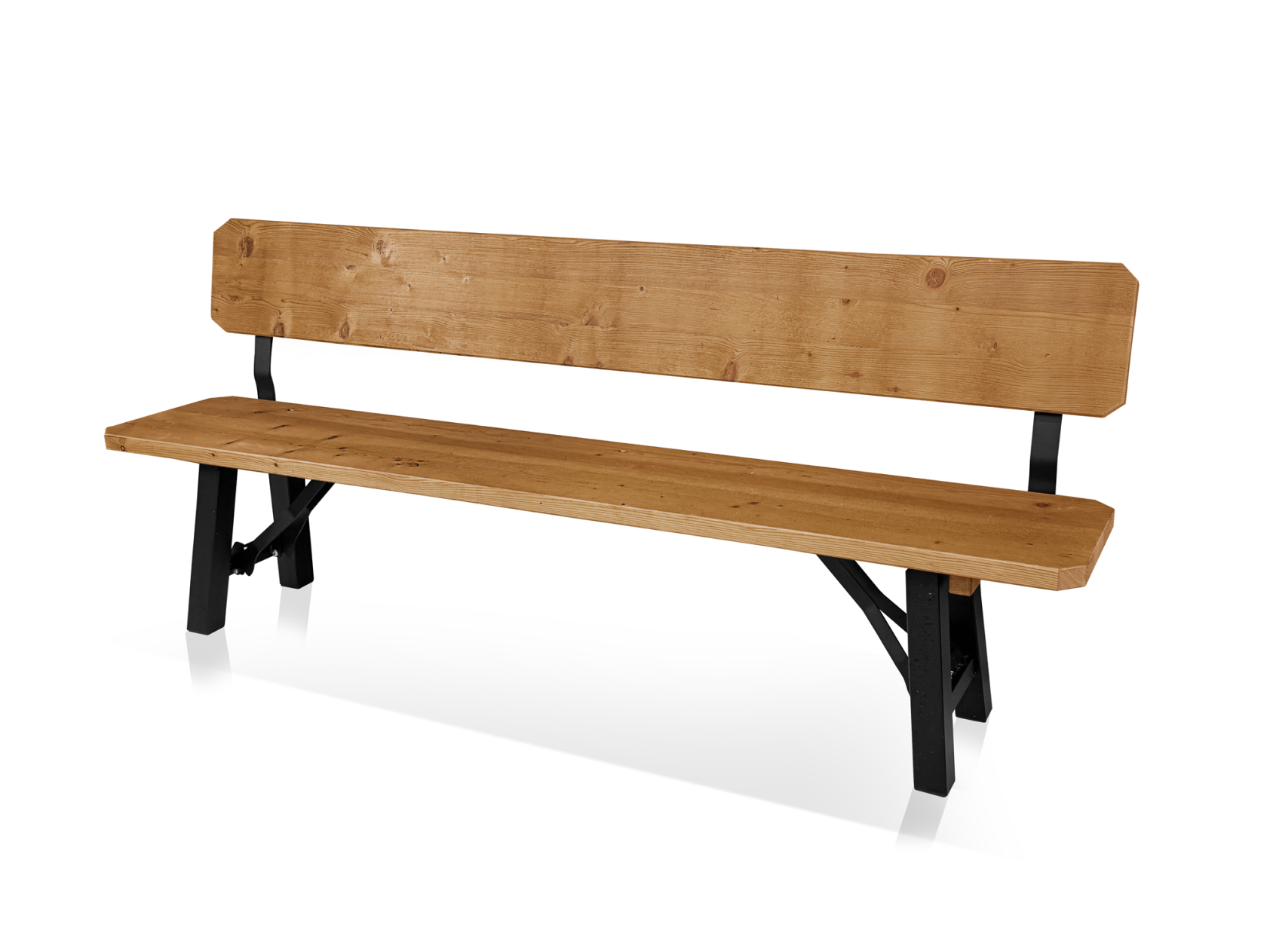 Sitzbank Tegernsee mit Rückenlehne