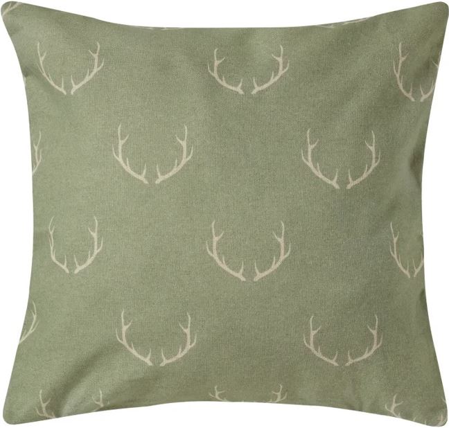 Dekokissen mit Hirschgeweih