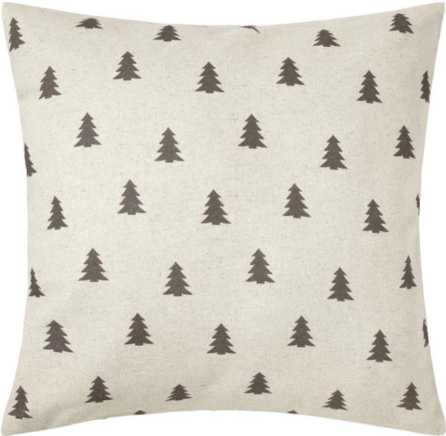 Dekokissen mit Tannenbäumen