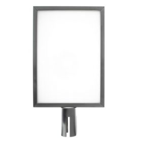 Infoständer schwarz DIN A4