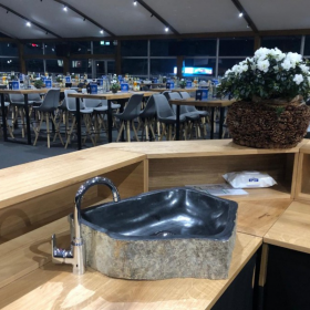 Bareckelement Alpin 45 Grad schwarz/Wildeiche