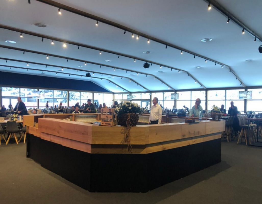 Bareckelement Alpin 45 Grad schwarz/Wildeiche