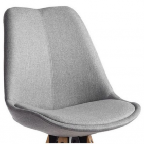 Barhocker Alpin Webstoff grau