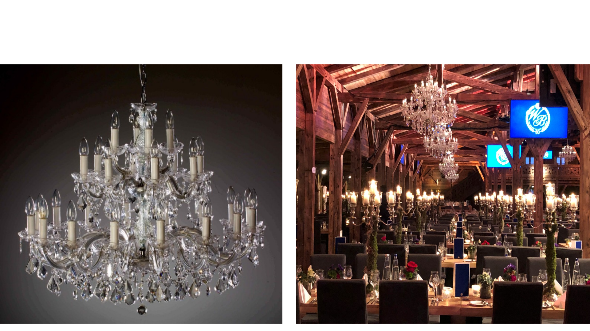 Kronleuchter 28-armig