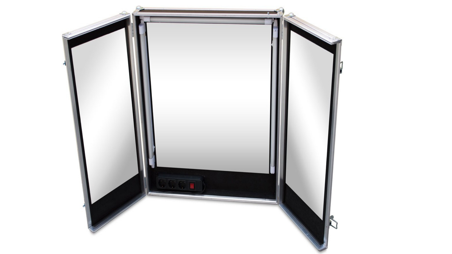 Maskenspiegel mit Dreifachbeleuchtung