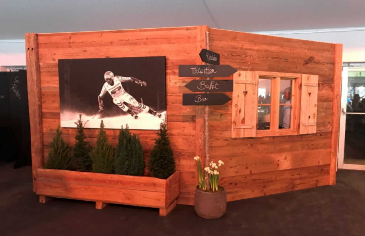 Altholz-Raumteiler L-Form