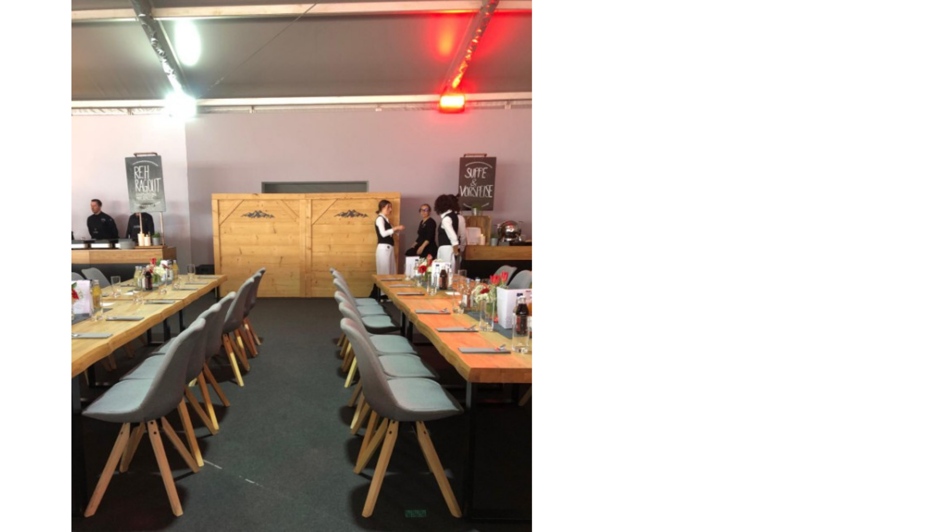 Raumtrenner / Paravent Tirol