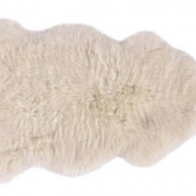 Schafsfell Kunstfell, Fellfarbe Weiß
