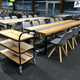 Servierwagen schwarz