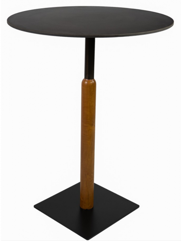 Stehtisch Davos Platte outdoortauglich rund Dm 80cm, schwarz