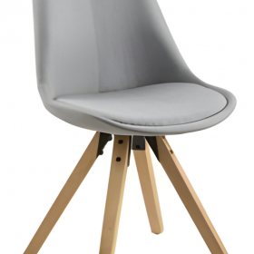 Stuhl Alpin, Webstoff grau