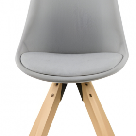 Stuhl Alpin, Webstoff grau