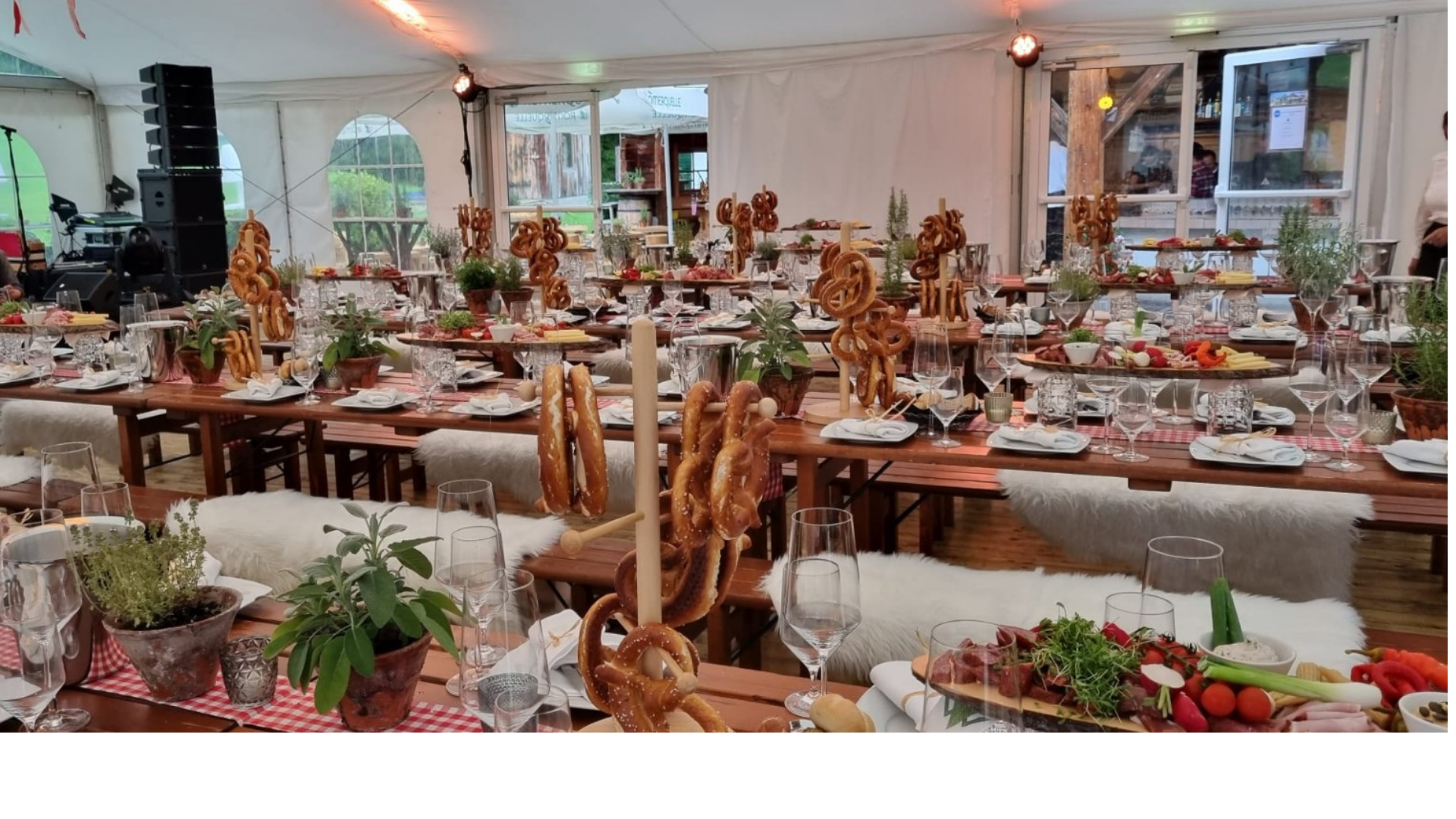 Tischläufer Bauernkaro