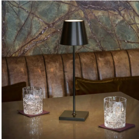 Tischleuchte Schwarz matt LED Akku