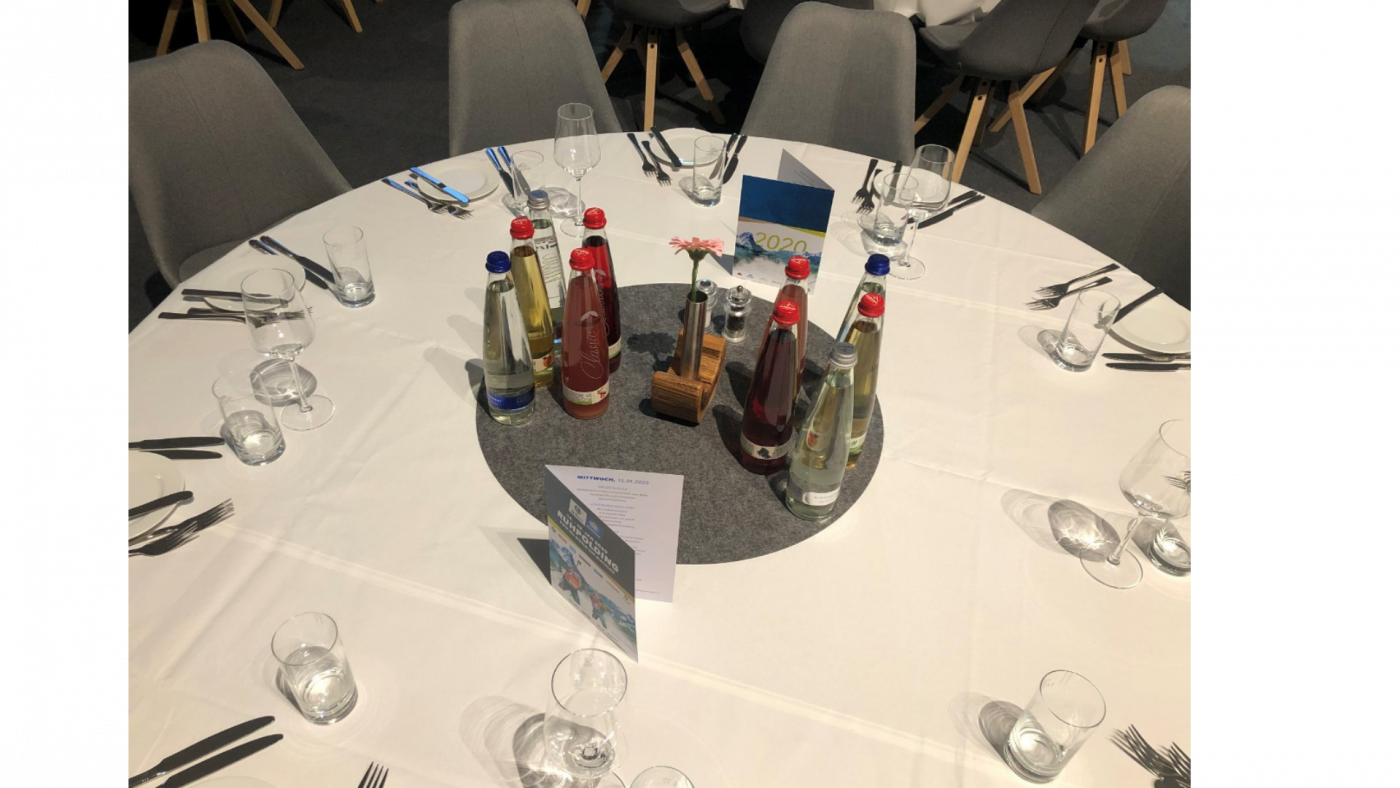 Tischronde Merinofilz  D 60 cm