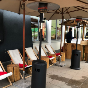 Drahtlose Sitz-Heizdecke, LxB 45x135cm, Farbe weiß