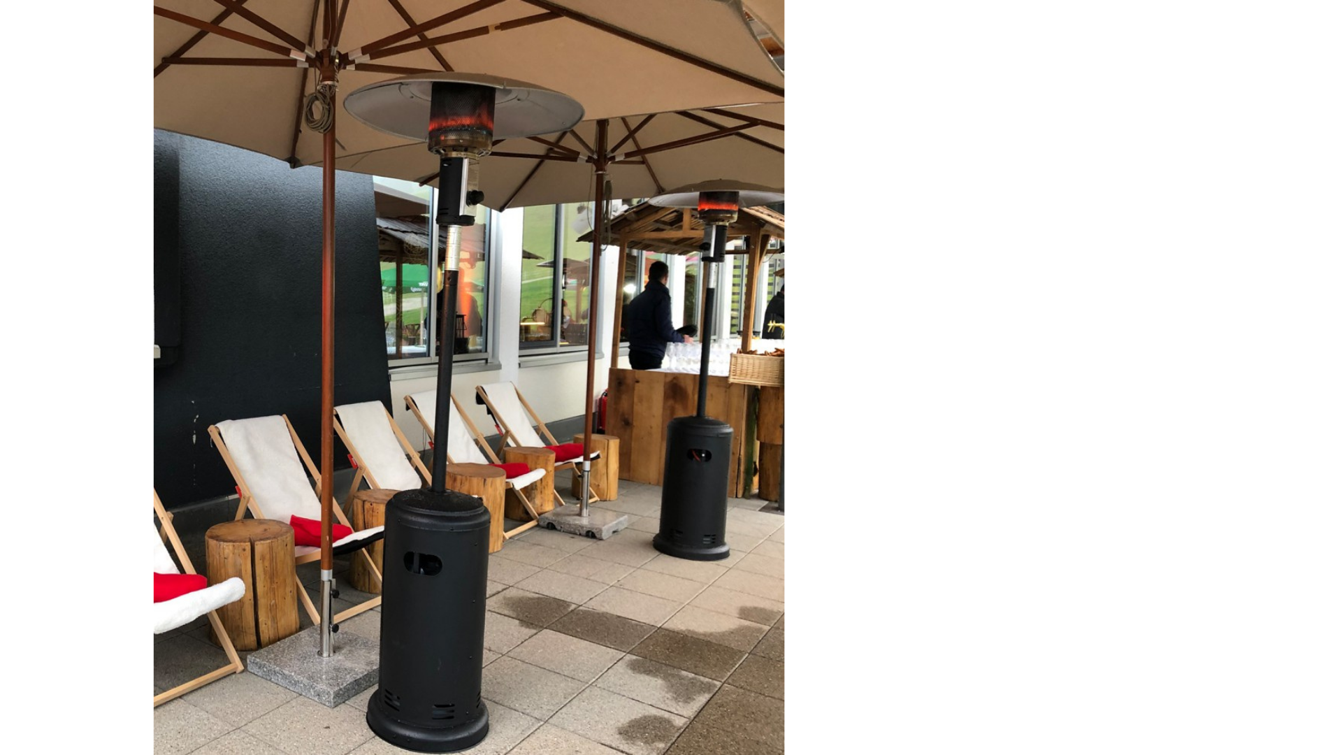 Beheizbare Sitzdecke, Akkubetrieb