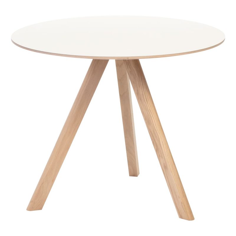 Tisch Kopenhagen, weiß, rund, 80cm