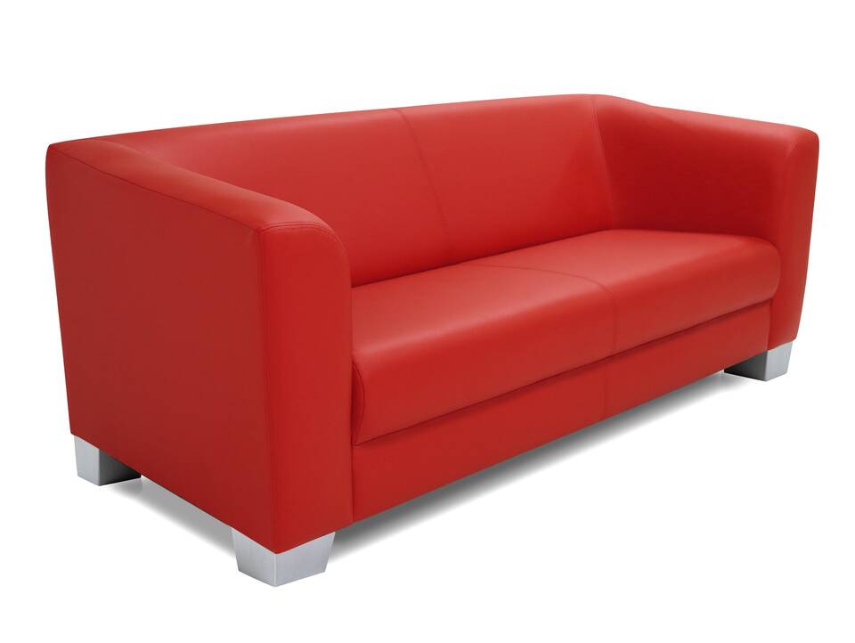 Sofa Chicago 3-Sitzer rot