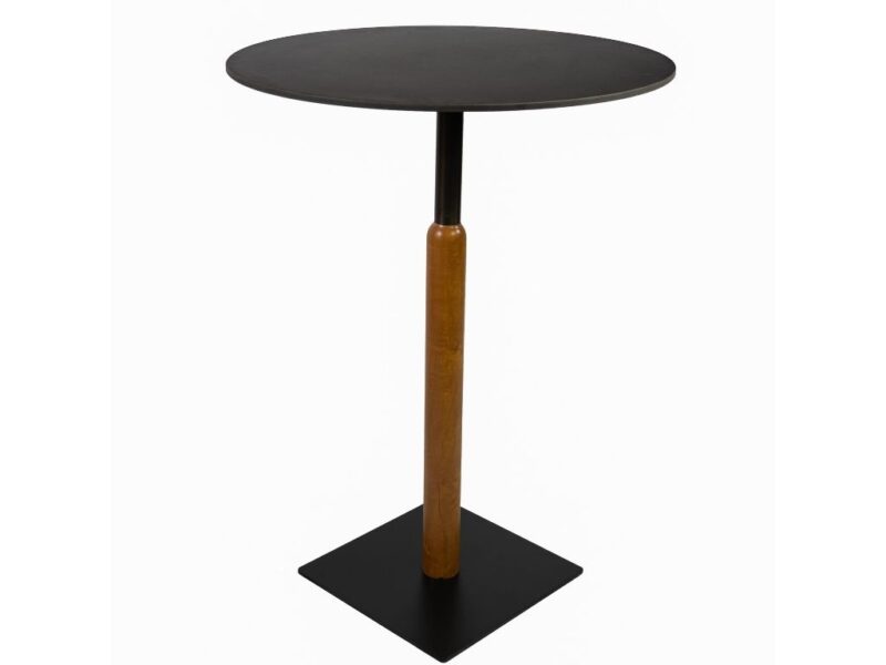 Stehtisch Davos Platte outdoortauglich rund Dm 80cm, schwarz