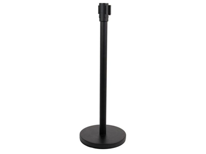 Tensator, Abgrenzungsständer mit Zugband, schwarz, 2,0mtr.