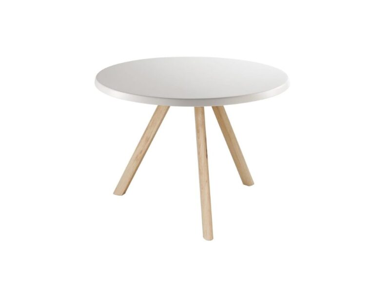 Tisch Kopenhagen, weiß, rund, 60cm