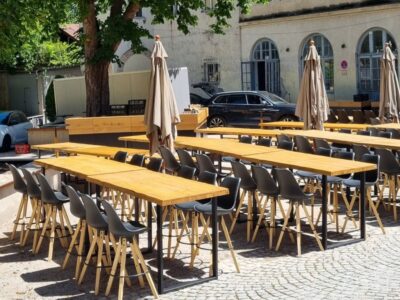 Hochtisch Alpin L 180 x B 90 x H 110 cm
