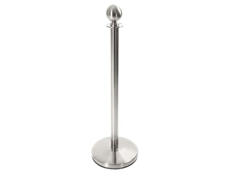 Absperrständer Kugel Edelstahl Design