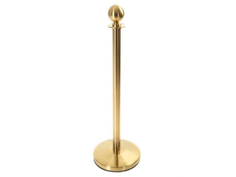 Absperrständer Kugel goldenes Design