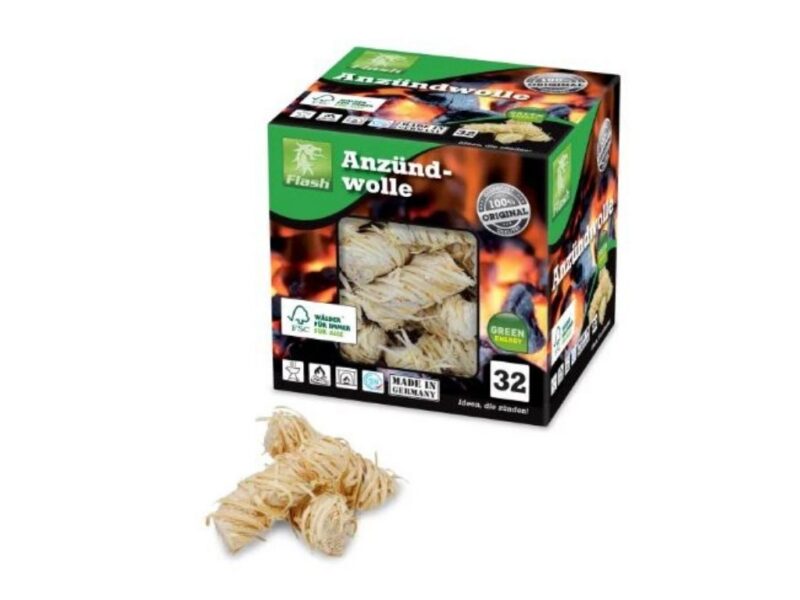 Anzünderwolle Packung 32 Stk.