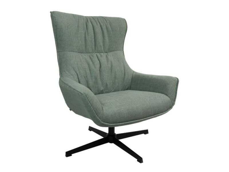 Ohrensessel Cortina, Sitz graublau, drehbar