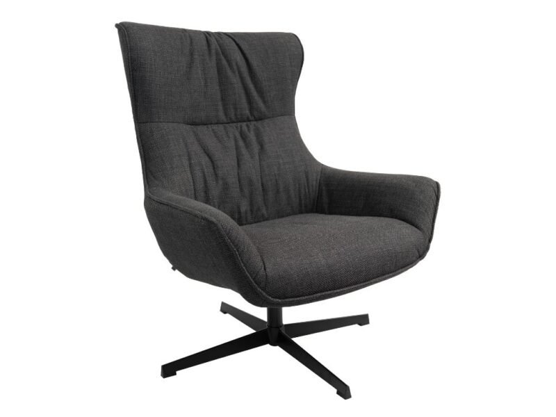 Ohrensessel Cortina, Sitz anthrazit, drehbar