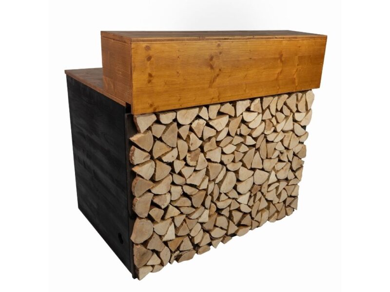 Barelement Alpin 120cm mit Scheitlholzfrontplatte